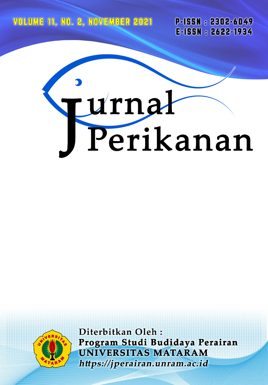 					View Vol. 11 No. 2 (2021): JURNAL PERIKANAN
				
