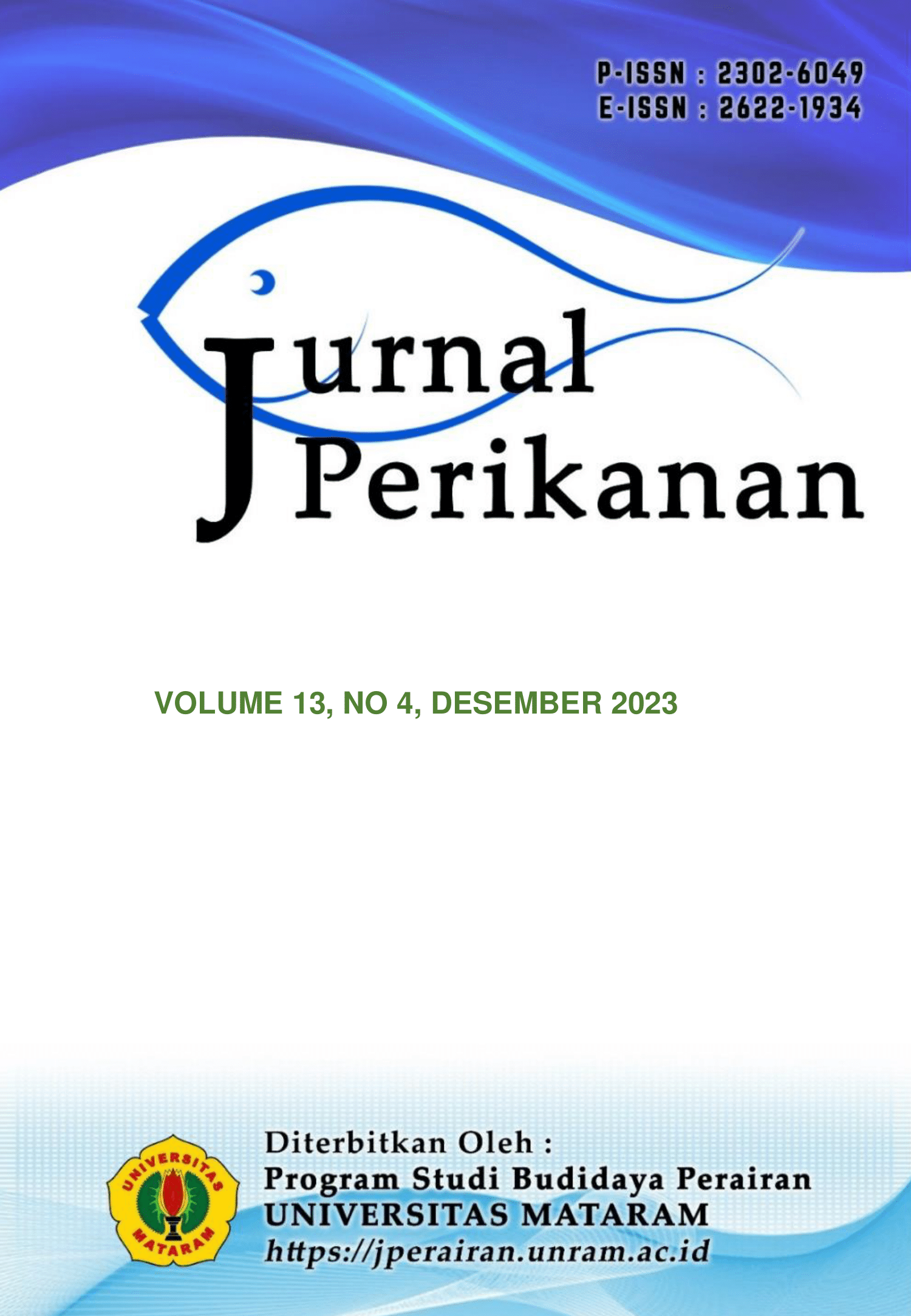 					View Vol. 13 No. 4 (2023): JURNAL PERIKANAN
				